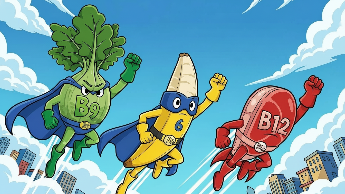 El poder de las vitaminas del complejo B: son claves para el desarrollo de tu hijo