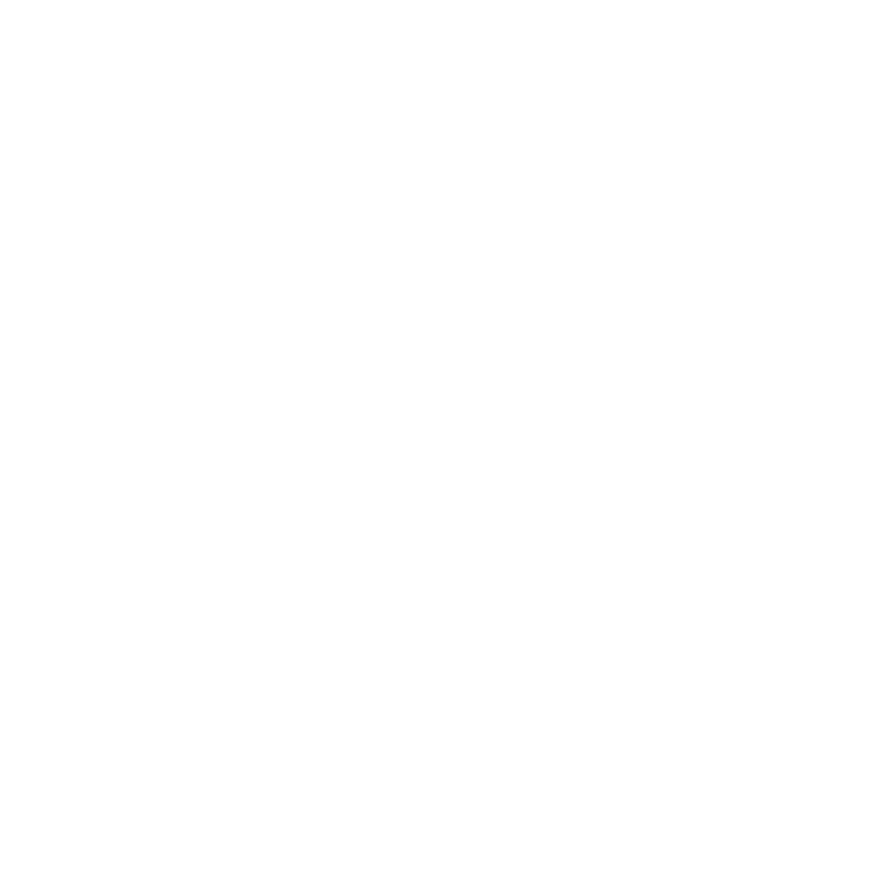 Icono cuadrado azul con un gráfico lineal blanco de una piña y una rodaja tachadas, indicando 