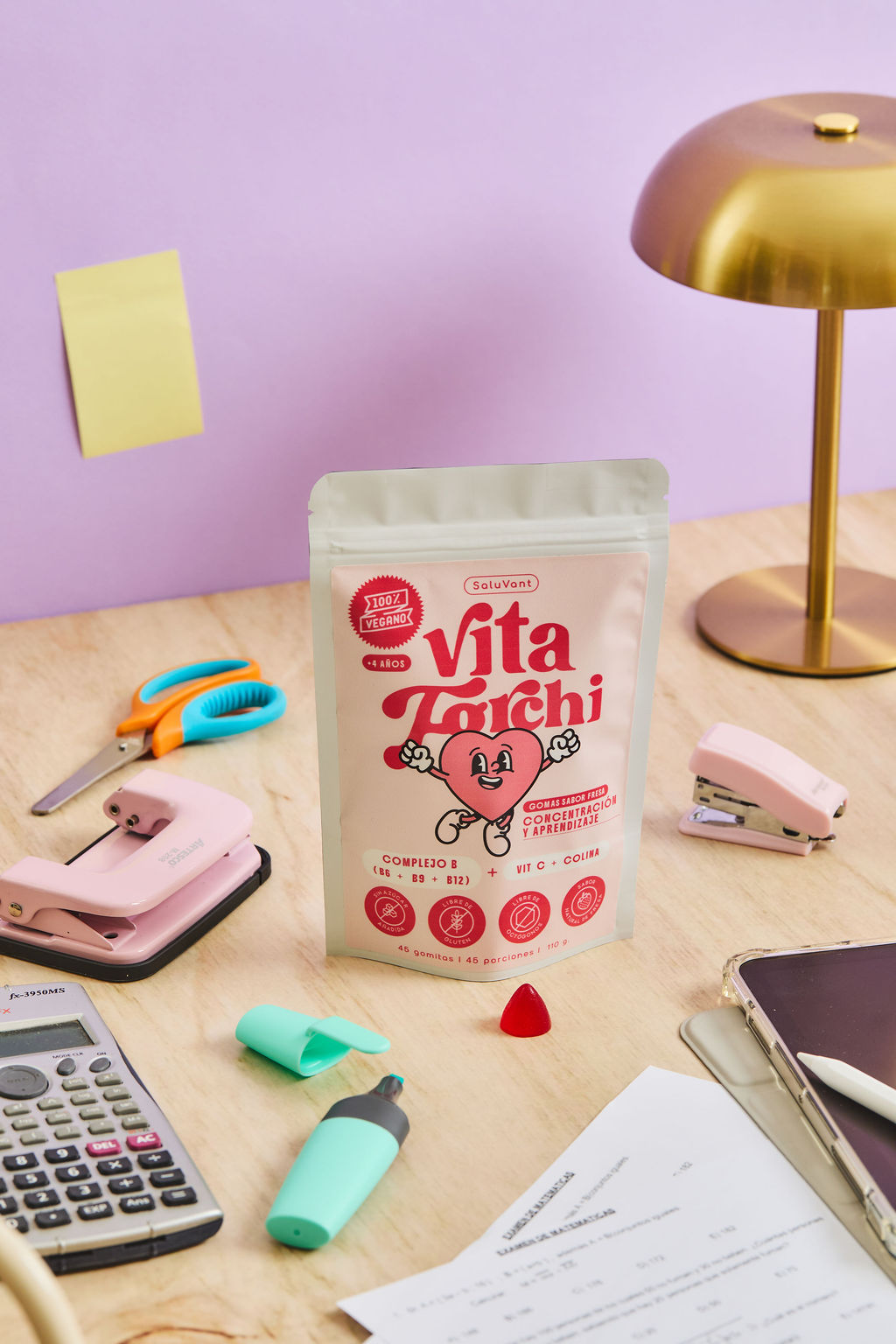 VitaForchi - Concentración & Aprendizaje - Sabor Fresa